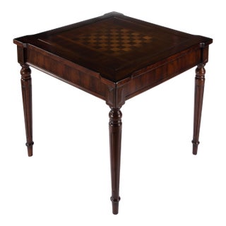 Vincent Multi-Game Card Table, Dark Brown For Sale