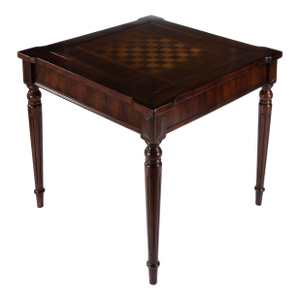 Vincent Multi-Game Card Table, Dark Brown