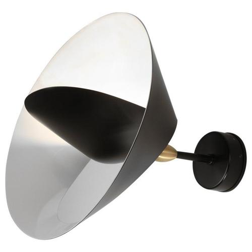 Mid-Century Modern Black Saturn Wall Lamp by Serge Mouille For Sale - Image 10 of 10
