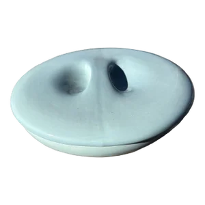 1940s Russel Wright Ice Blue Divided Casserole With Lid