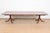 English Saybolt Cleland Georgian Banded Mahogany Double Pedestal Extension Dining Table, Newly Refinished For Sale - Image 3 of 12
