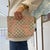 Louis Vuitton Damier Azur Tahitienne 26 Toiletry Pink Pochette Clutch Bag For Sale - Image 11 of 11