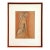 Mid Century Modern Original Signed Pastel & Charcoal Nude Drawing – Sascha Brastoff (1918 - 1993) For Sale