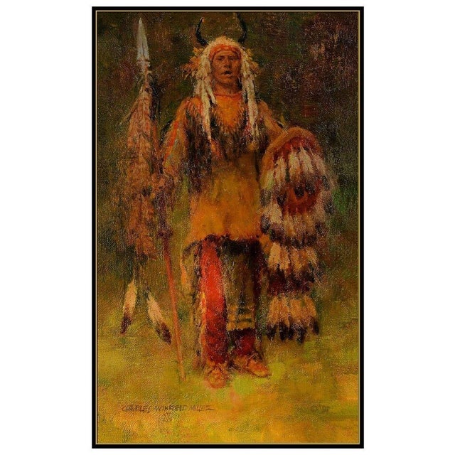 Message us to inquire about custom framing options! (Included for free with every purchase) Charles Winfield Miller...