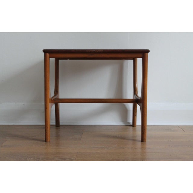 Wood Mid-Century Modern Danish Minimalist Side Tables, 1960s, Set of 2 For Sale - Image 7 of 10