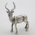 Vintaga Italian Handmade Silver Ibex Figurine, Tuscany, Italy, 1970s For Sale - Image 4 of 12