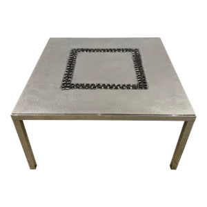 Willy Luckyx Aluclair Belgian One of a Kind 1970s Table