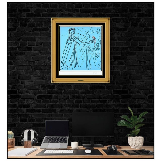 Message us to inquire about custom framing options! (Included for free with every purchase) The artwork here, "Thomas", is...