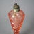 Pink Antique Pink Coinspot Pressed Glass Oil Lamp Circa 1840 For Sale - Image 8 of 10