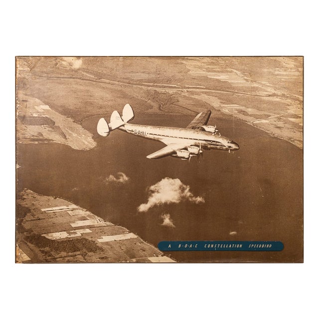 BOAC Lockheed Constellation Speedbird, 1950s, Photography For Sale