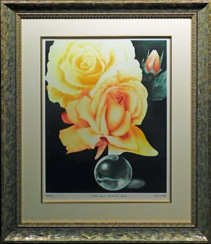 G H Rothe "Gold and Glass" Hand Signed Original Mezzotint 30/150