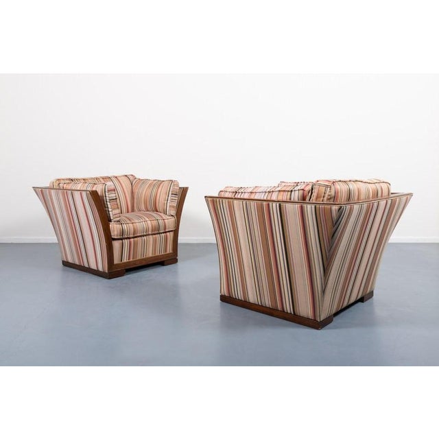 Italian Lounge Chairs, 1980s, Set of 2 For Sale - Image 3 of 9