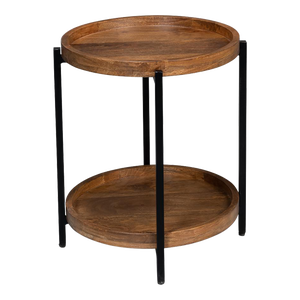 Industrial Round Side Table