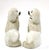 William Kent Staffordshire Ware Pair of Confetti Poodle Mantle Dogs For Sale - Image 4 of 12