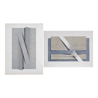 Late 20th Century Kiyoko Kobayashi (Japanese, B. 1947) Two Screen Prints For Sale