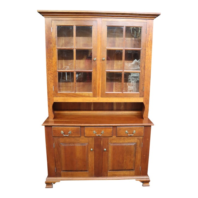 Tom Seely Cherry Dutch Cupboard Chairish