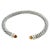 Authentic David Yurman Diamond Citrine Cuff Bracelet Size M 5 mm Silver Estate DY741 Retail: $995.00 This elegant...