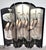 Art Deco Style Six-Panel Silver Leaf Crane Screen, Hong Kong, Circa 1980 Art Deco style six-panel, double-sided screen or...
