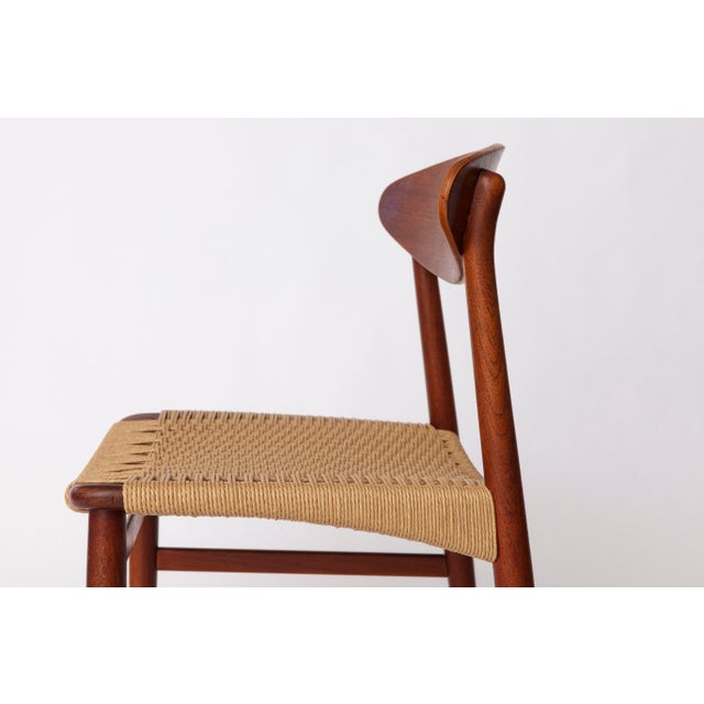 1960s Mid-Century Teak Dining Chair by Larsen & Bender Madsen for Naestved Møbelfabrik, Denmark, 1960s For Sale - Image 5 of 11
