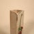 20thC Handmade Sculptural Rectangular Ceramic Bud Vase With Abstract Floral Glaze, Mid Century Modern Organic Form For Sale - Image 11 of 15