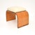 Art Deco Birds Eye Maple and Leather Stool, 1930s For Sale - Image 6 of 11