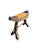Mid-Century Modern Set of Spanish Tripod Birthing Chair and Ottoman with Goatskin, 1960s For Sale - Image 3 of 12