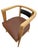 Wood Early Art Deco Modern White Oak Armchair in the Style Josef Hoffmann For Sale - Image 7 of 7