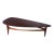 Mid Century Modern Walnut Boomerang Coffee Table by Brown Saltman For Sale