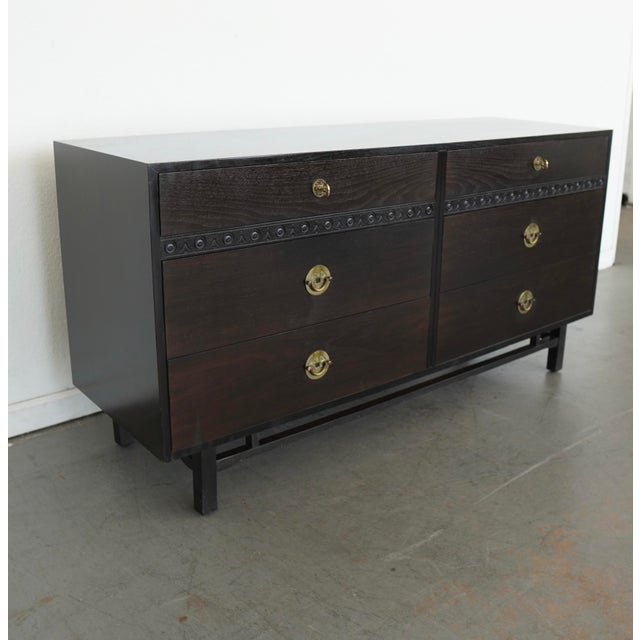 Vintage Chinoiserie 6-Drawer Dresser For Sale - Image 4 of 14