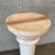 Stone Vintage Blush Marble Column Pedestal #5 For Sale - Image 7 of 11