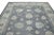 Early 21st Century Gray & Blue Floral Design Handwoven Wool Turkish Oushak Rug 9' X 11'10" For Sale - Image 4 of 8