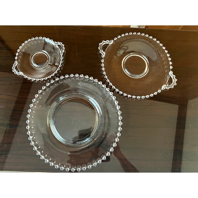 Vintage Imperial Candlewick Platters - Set of Three For Sale - Image 4 of 7
