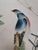 Not Yet Made - Made To Order Handpainted Silk Wallpaper, Chinoiserie Birds and Bamboo, Chinoiserie Handmade Wallpaper Mural - Set of 4 For Sale - Image 5 of 12