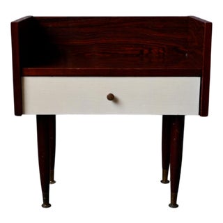 Vintage Bedside Table in Wood, 1960s For Sale