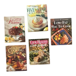 Vintage Today's Gourmet Cookbooks a Series From Oxmoor House- Set of 5