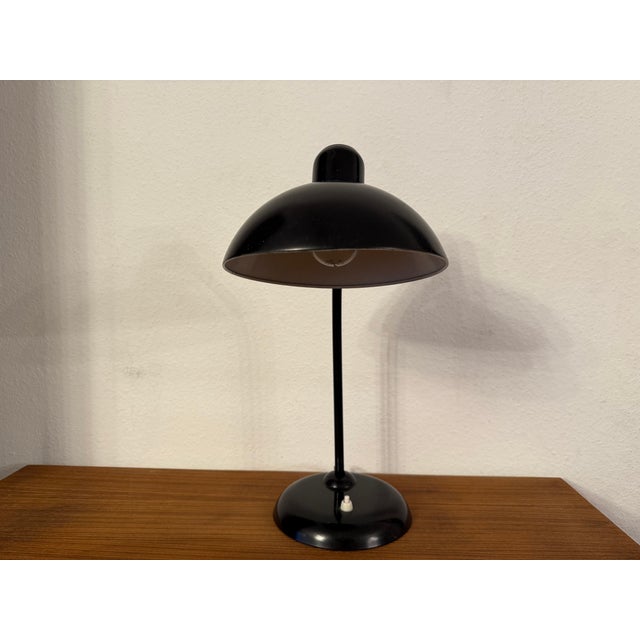 1930s Vintage Art Deco Bauhaus Model 6556 Desk Lamp from Kaiser Idell, 1930s For Sale - Image 5 of 18