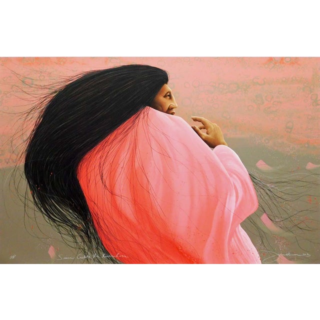 "Summer Guilds the River Rose" Original Limited Edition Serigraph by Frank Howell This piece is hand signed, numbered,...