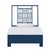 Finn Standard Bed Twin - Navy For Sale - Image 12 of 12