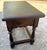 Antique Hand Hewn Side Table With Drawer and Pegged Construction For Sale - Image 4 of 8