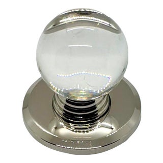 Thomasville Glass Knob With Blackplate For Sale