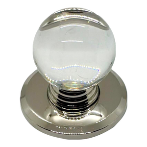 Thomasville Glass Knob With Blackplate