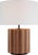 Modern Kelly Wearstler by Visual Comfort Signature Scioto Medium Table Lamp in Terracotta Stained Concrete with Linen Shade For Sale - Image 3 of 3
