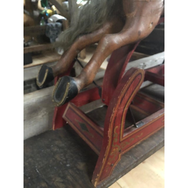 19th Century Folk Art Hobby Horse Toy For Sale - Image 11 of 13