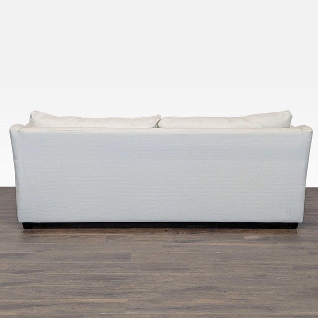 Textile Pottery Barn York Slope Arm Modern Cream Sleeper Sofa With Pull-Out Bed For Sale - Image 7 of 7