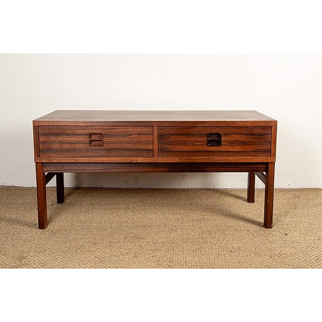 Small Danish Rosewood Chest of Drawers, 1960s For Sale - Image 13 of 13