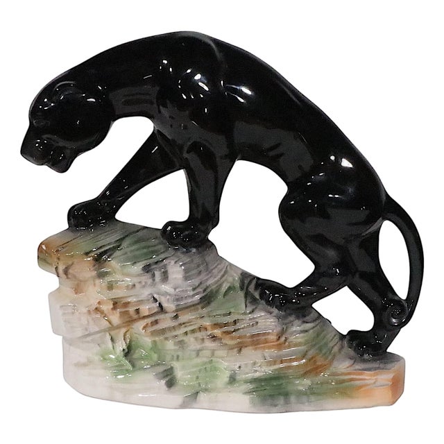 1950s Mid Century Modern Panther Tv Lamp by Lane & Co. For Sale