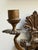 Rococo Antique 19th-Century Louis XVI Style Patinated Bronze Three-Light Wall Sconce For Sale - Image 3 of 13