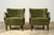 Art Deco Danish Art Deco Lounge Chairs by Alfred Christensen, Walnut & Mohair, 1940s For Sale - Image 3 of 18