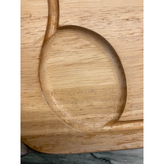 1990s 20th Century Carving & Serving Board Tray Platter For Sale - Image 5 of 8
