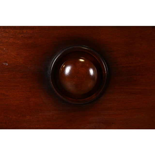 Brown Ralph Lauren American Empire Carved Mahogany Highboy Dresser For Sale - Image 8 of 15